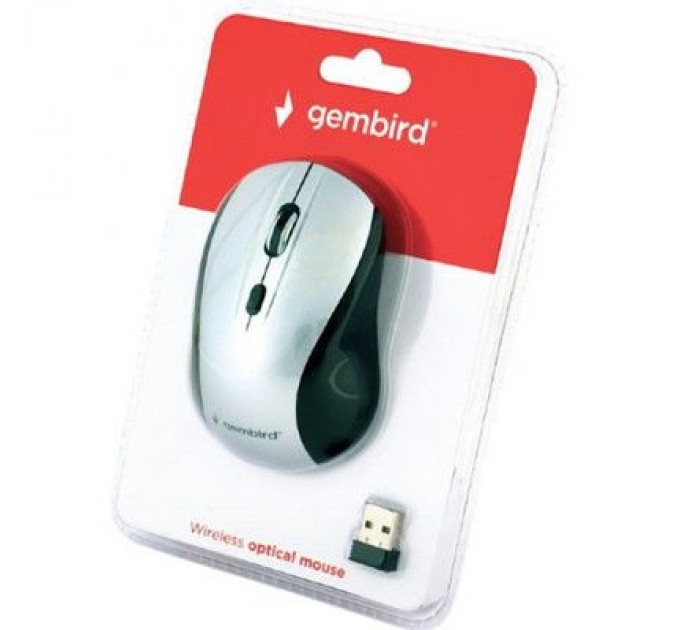 Gembird Мишка Gembird MUSW-4B-02-BS White (MUSW-4B-02-BS)