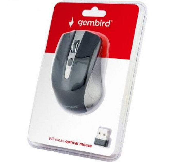 Gembird Мишка Gembird MUSW-4B-04-GB Black+Grey (MUSW-4B-04-GB)