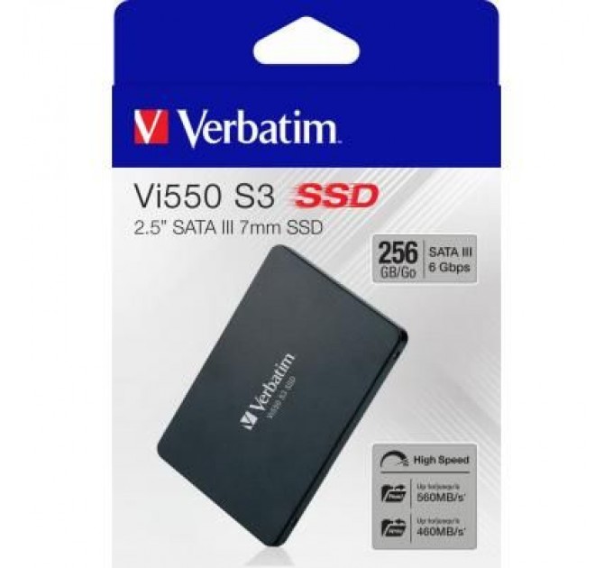 Verbatim Накопичувач SSD 2.5" 256GB Verbatim (49351)