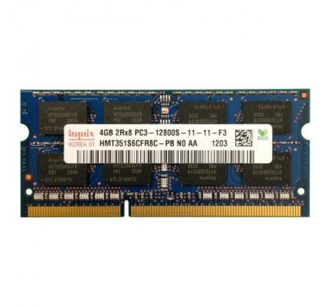 Hynix Модуль пам'яті для ноутбука SoDIMM DDR3 4GB 1600 MHz Hynix (HMT351S6CFR8C-PB)