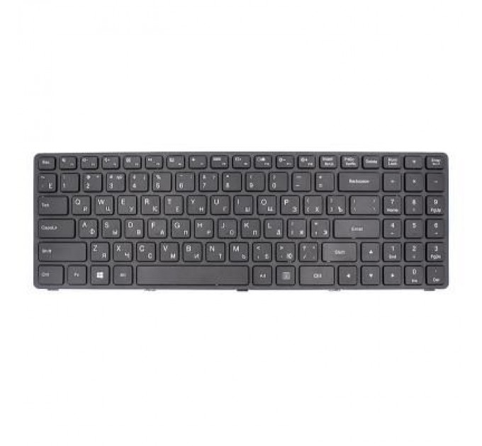 PowerPlant Клавіатура ноутбука PowerPlant Lenovo IdeaPad 100-15IBD черный, черный фрейм (KB310623)