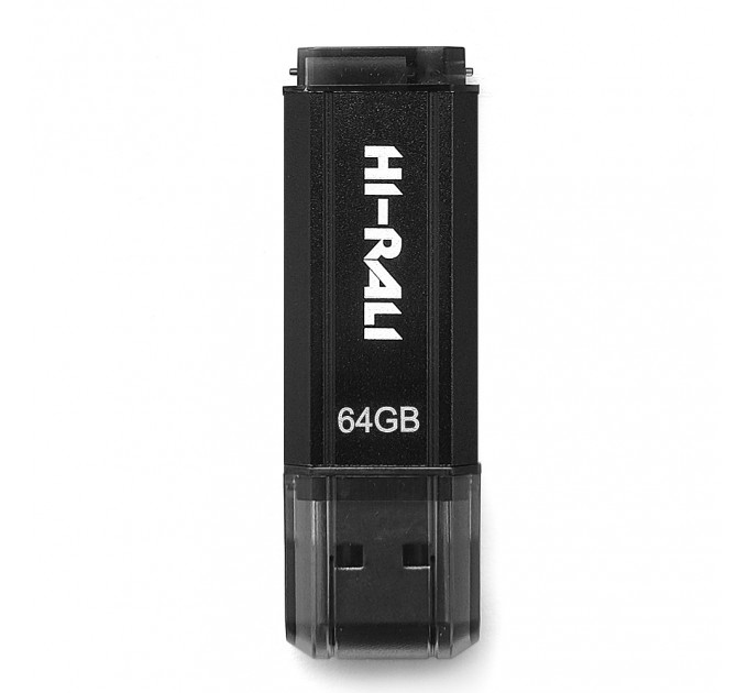 Hi-Rali Флеш-накопитель USB 64GB Hi-Rali Stark Series Black (HI-64GBSTBK)