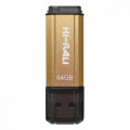Hi-Rali Флеш-накопитель USB 64GB Hi-Rali Stark Series Gold (HI-64GBSTGD)