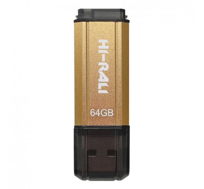 Hi-Rali Флеш-накопитель USB 64GB Hi-Rali Stark Series Gold (HI-64GBSTGD)