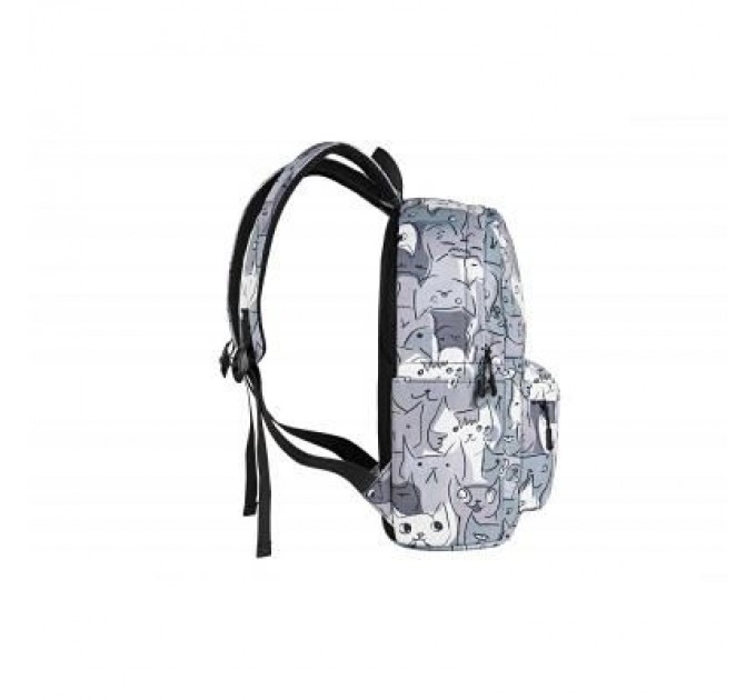 2E Рюкзак для ноутбука 2E 13" TeensPack Cats, grey (2E-BPT6114GC)