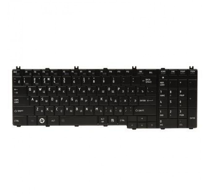PowerPlant Клавіатура ноутбука PowerPlant TOSHIBA Satellite C650, L650 черный, черный фрейм (KB310685)