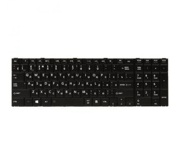 PowerPlant Клавіатура ноутбука PowerPlant TOSHIBA Satellite C850, C870 черный, черный фрейм (KB310272)