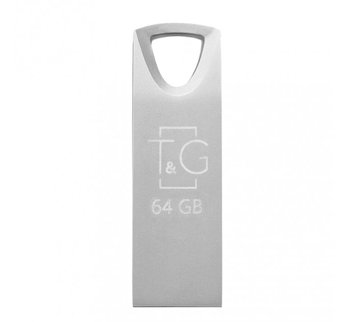 T&G Флеш-накопичувач USB 64GB T&G 117 Metal Series Silver (TG117SL-64G)