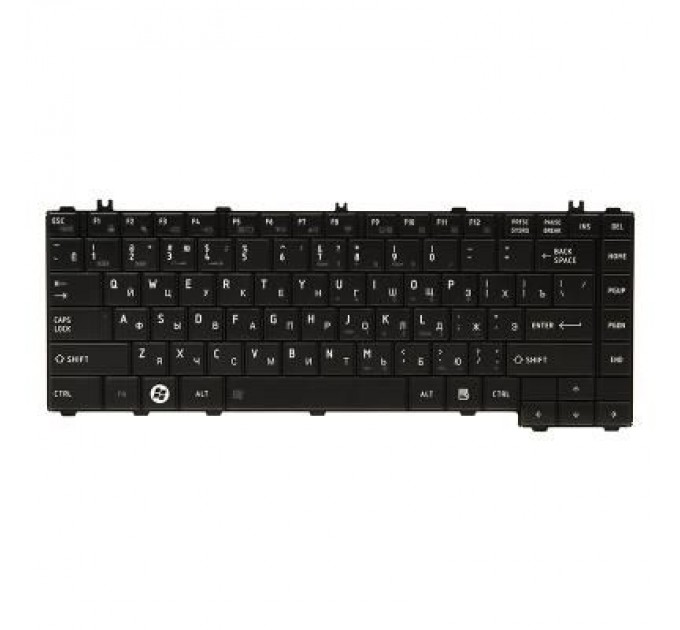 PowerPlant Клавіатура ноутбука PowerPlant TOSHIBA Satellite L600 черный, черный фрейм (KB311958)