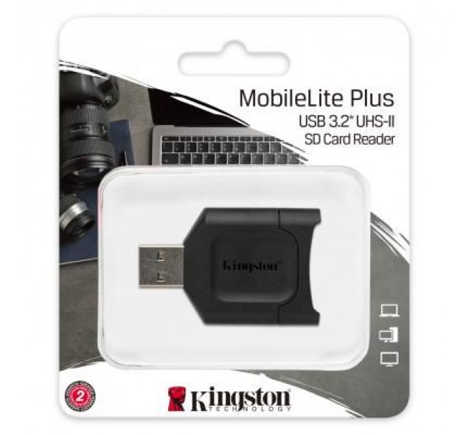 Kingston Зчитувач флеш-карт Kingston USB 3.1 SDHC/SDXC UHS-II MobileLite Plus (MLP)