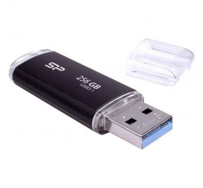 Silicon Power USB флеш накопичувач Silicon Power 256GB Blaze b02 Black USB 3.0 (SP256GBUF3B02V1K)