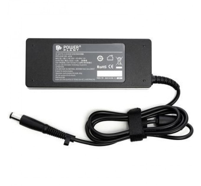 PowerPlant Блок живлення до ноутбуку PowerPlant HP 220V, 18.5V 90W 4.9A (7.4*5.0) (HP90E7450)