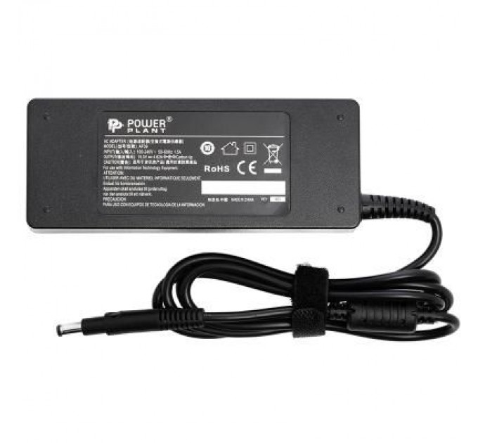 PowerPlant Блок живлення до ноутбуку PowerPlant HP 220V, 19.5V 90W 4.62A (4.8*1.7) (HP90G4817)