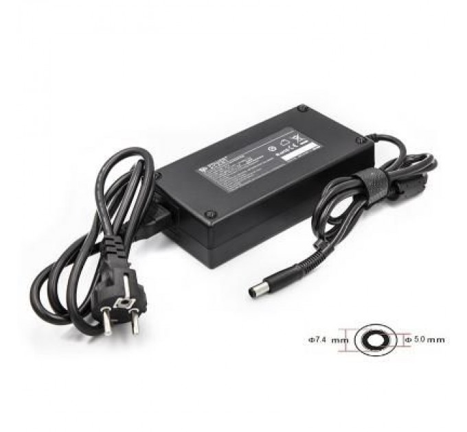 PowerPlant Блок живлення до ноутбуку PowerPlant HP 220V, 19V 180W 9.5A (7.4*5.0) (HP180F7450)