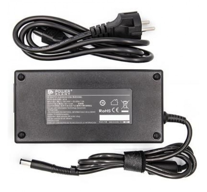 PowerPlant Блок живлення до ноутбуку PowerPlant HP 220V, 19V 180W 9.5A (7.4*5.0) (HP180F7450)