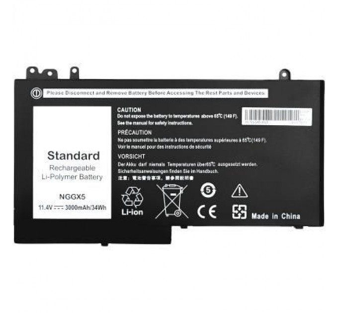 PowerPlant Акумулятор до ноутбука DELL Latitude 12 Series (NGGX5) 11.4V 3000mAh PowerPlant (NB441235)