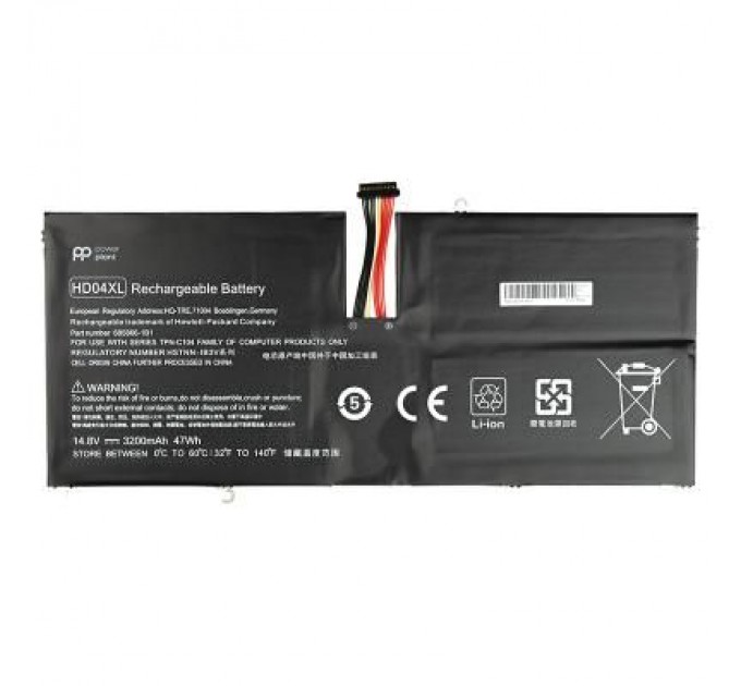 PowerPlant Акумулятор до ноутбука HP Envy Spectre XT 13-2120TU (HD04XL) 14.8V 3200mAh PowerPlant (NB461363)