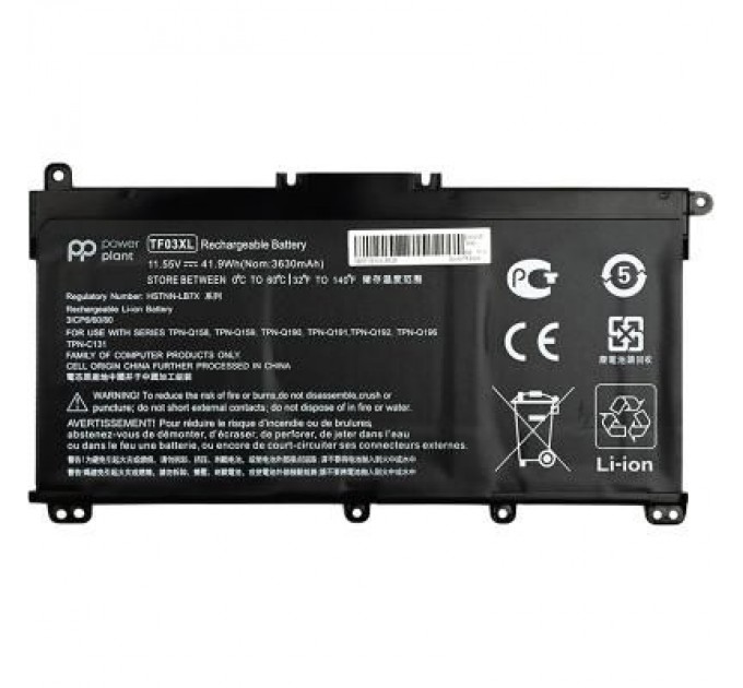 PowerPlant Акумулятор до ноутбука HP Pavilion 15-CD (TF03XL) 11.55V 41.9Wh PowerPlant (NB461394)