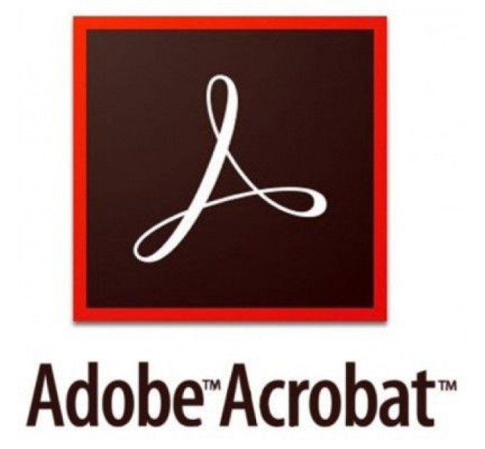 Adobe Офісний додаток Adobe Acrobat Pro 2020 Multiple Platforms International English AO (65324379AD01A00)