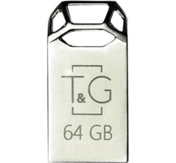 T&G USB флеш накопичувач T&G 64GB 110 Metal Series Silver USB 2.0 (TG110-64G)