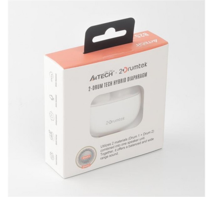 A4Tech Bluetooth-гарнитура A4Tech B25 Grayish White