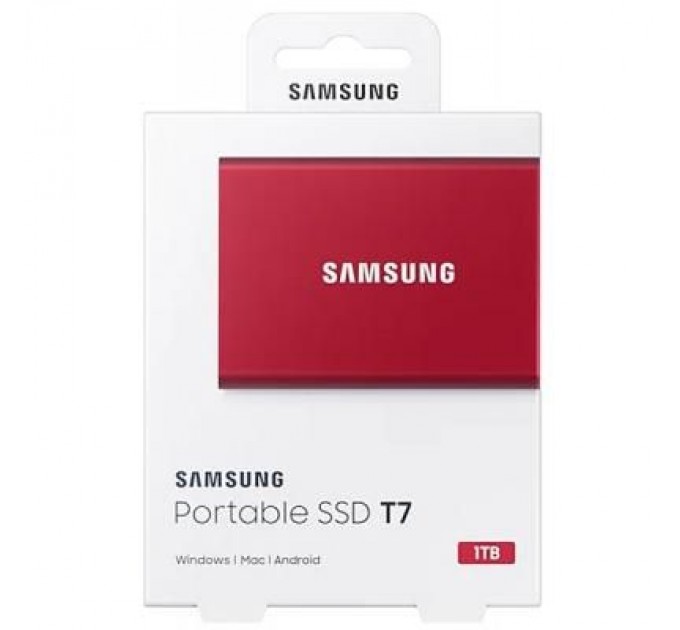 Samsung Накопичувач SSD USB 3.2 1TB T7 Samsung (MU-PC1T0R/WW)