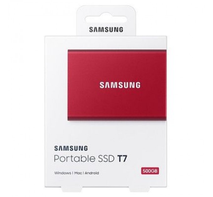Samsung Накопичувач SSD USB 3.2 500GB T7 Samsung (MU-PC500R/WW)