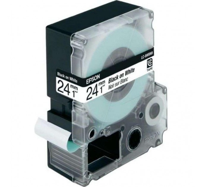 Epson Стрічка для принтера етикеток Epson Labelworks LC-6WBN9 (C53S656006)