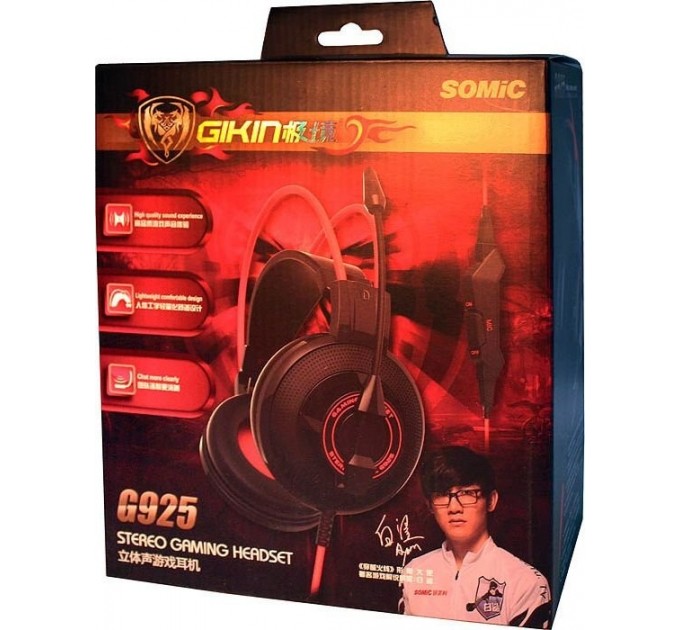 Somic Гарнитура Somic G925 Black/Orange (9590009919)