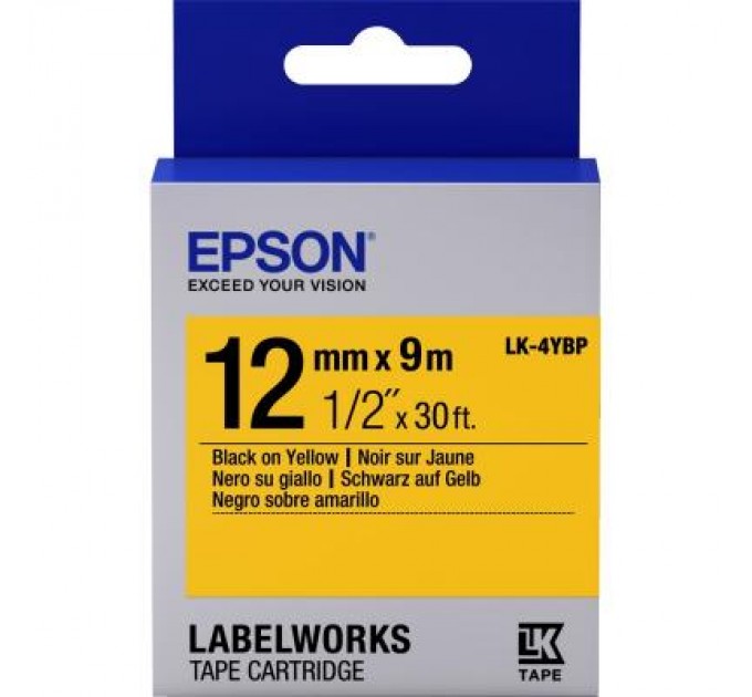 Epson Стрічка для принтера етикеток Epson LK4YBP (C53S654008)
