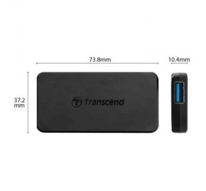 Transcend Концентратор Transcend Type-C HUB 4 ports (TS-HUB2C)