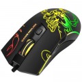 Marvo Мишка Marvo M209 LED USB Black (M209)