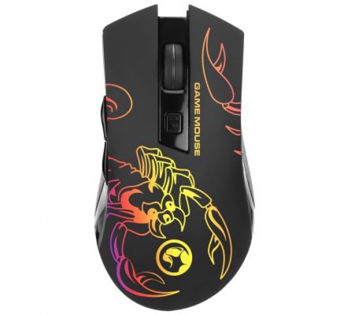Marvo Мишка Marvo M209 LED USB Black (M209)