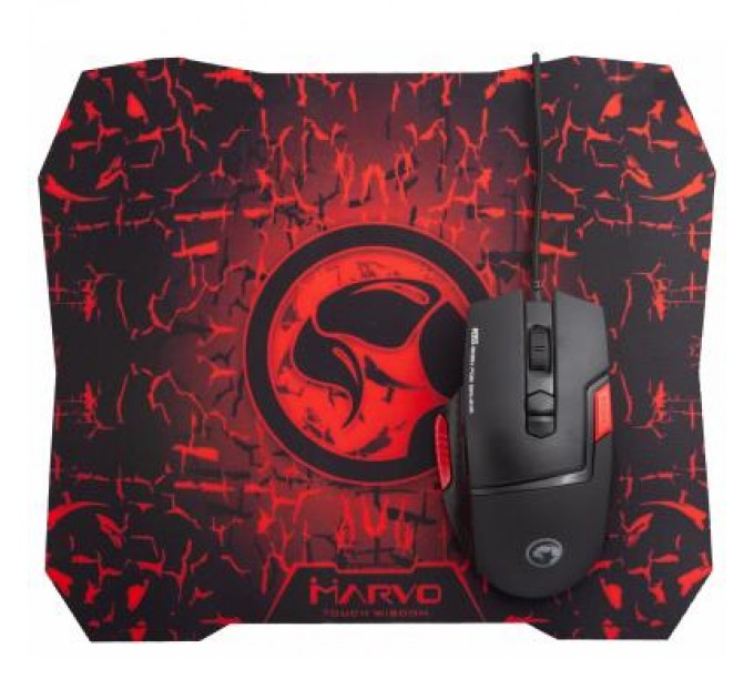 Marvo Мишка Marvo M355+G1 USB Black (M355+G1)