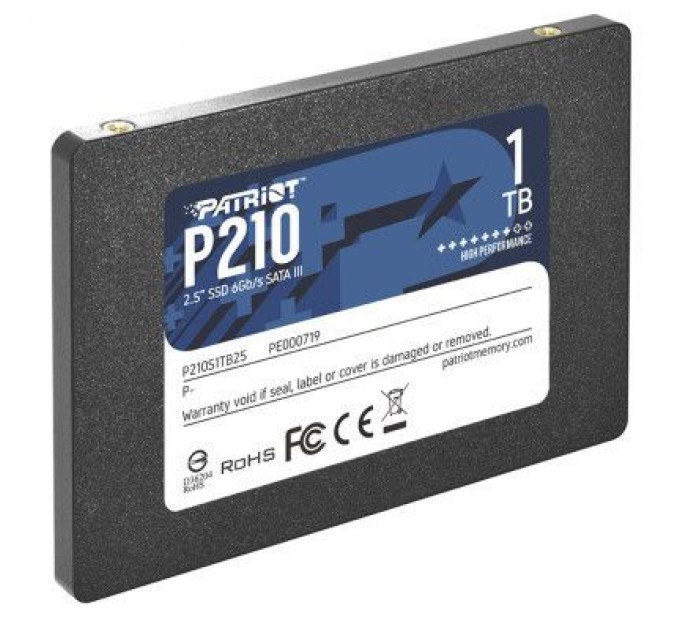 Patriot Накопичувач SSD 2.5" 1TB Patriot (P210S1TB25)