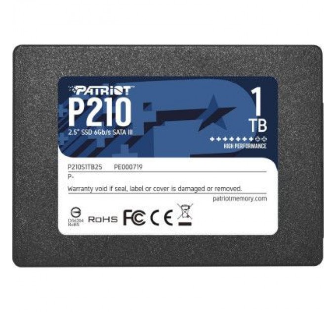 Patriot Накопичувач SSD 2.5" 1TB Patriot (P210S1TB25)