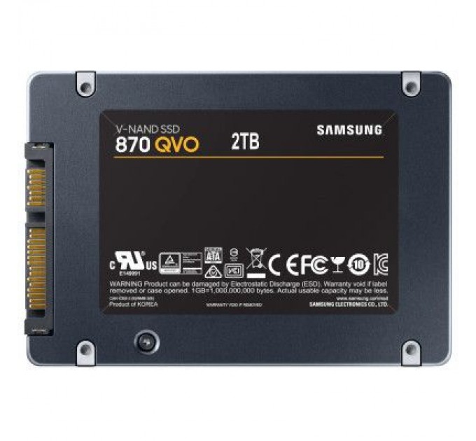 Samsung Накопичувач SSD 2.5" 2TB 870 QVO Samsung (MZ-77Q2T0BW)