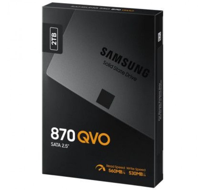 Samsung Накопичувач SSD 2.5" 2TB 870 QVO Samsung (MZ-77Q2T0BW)