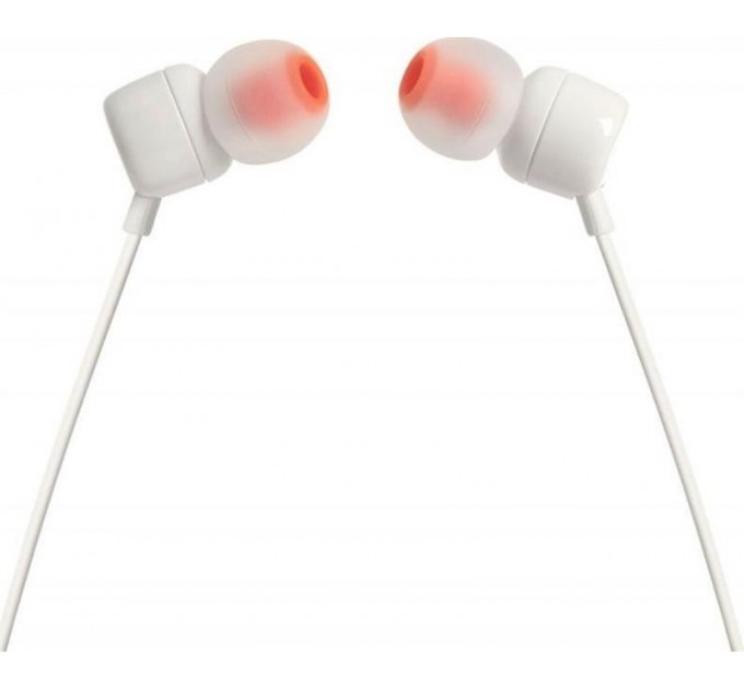 JBL Гарнитура JBL T110 White (JBLT110WHT)