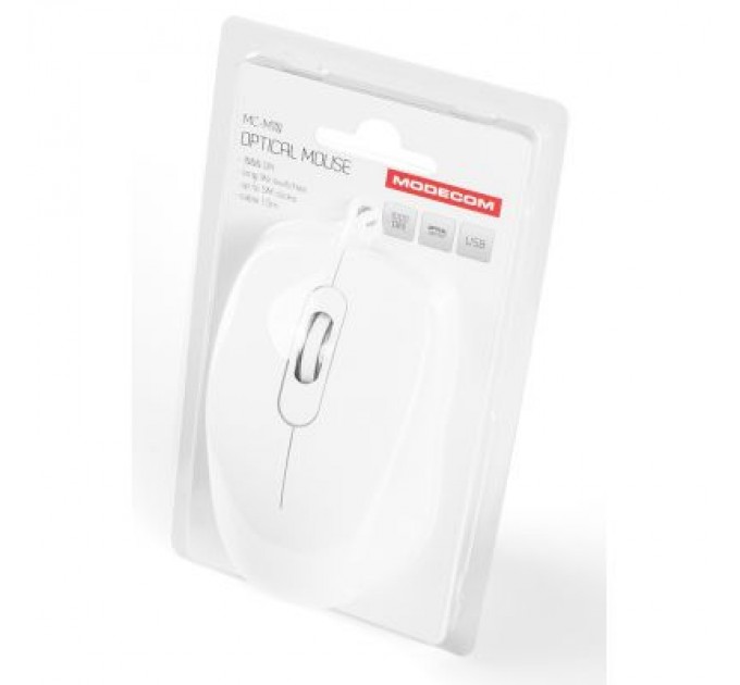 Modecom Мишка Modecom MC-M10 USB White (M-MC-0M10-200)