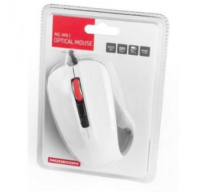 Modecom Мишка Modecom MC-M9.1 USB White (M-MC-00M9.1-200)