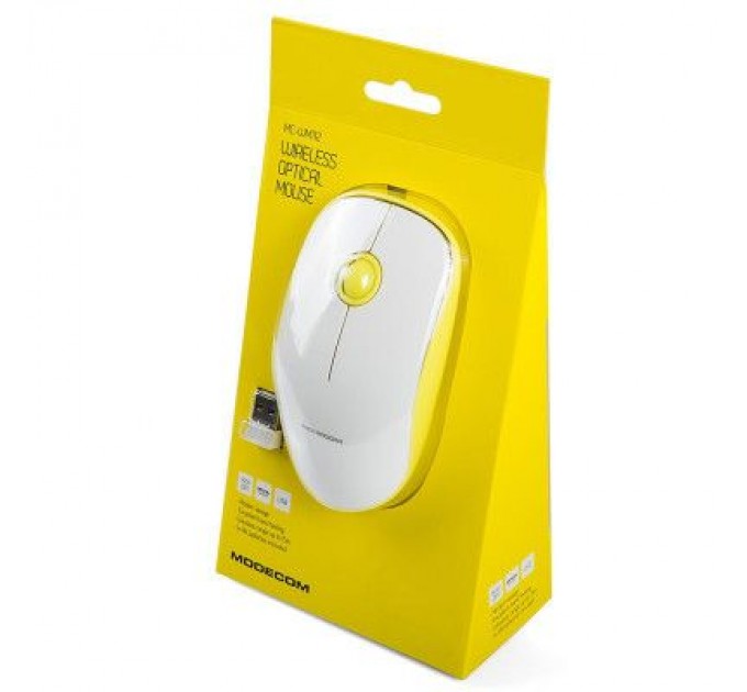 Modecom Мишка Modecom MC-WM112 Wireless Yellow-White (M-MC-WM112-290)
