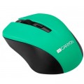 Canyon Мишка Canyon CNE-CMSW1GR Wireless Black-Green (CNE-CMSW1GR)
