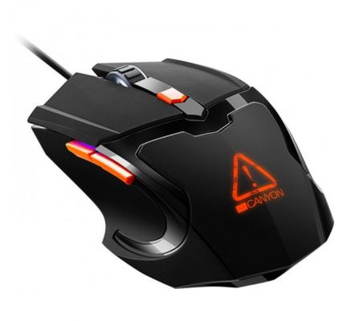 Canyon Мишка Canyon Vigil USB Black (CND-SGM02RGB)