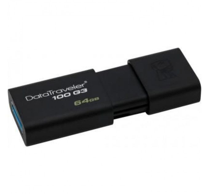 Kingston USB флеш накопичувач Kingston 2x64GB DataTraveler 100 G3 USB 3.0 (DT100G3/64GB-2P)