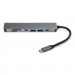 Vinga Концентратор Vinga Type-C to 4K HDMI+2*USB3.0+SD+TF+PD+USB-C 3.1 Gen1 aluminium (VCPHTC7AL)