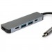 Vinga Концентратор Vinga Type-C to 4K HDMI+2*USB3.0+PD+USB-C 3.1 Gen1 aluminum (VCPHTC5AL)