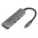 Vinga Концентратор Vinga Type-C to 4K HDMI+2*USB3.0+PD+USB-C 3.1 Gen1 aluminum (VCPHTC5AL)