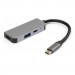 Vinga Концентратор Vinga Type-C to 4K HDMI+USB3.0+PD aluminium (VCPHTC3AL)