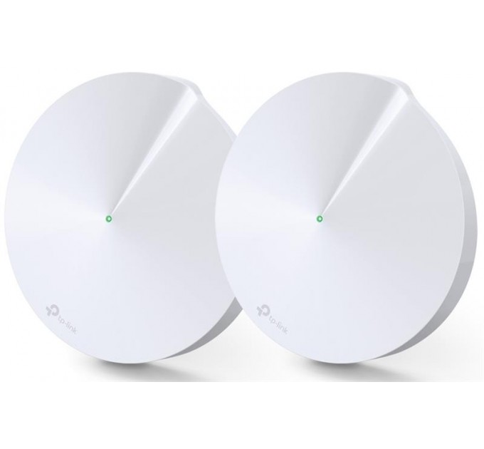 TP-Link WiFi Mesh система TP-Link Deco M5 2-pack (AC1300, 2xGE LAN/WAN, Bluetooth, MESH, MU-MIMO, 4 антенны, 2-pack)